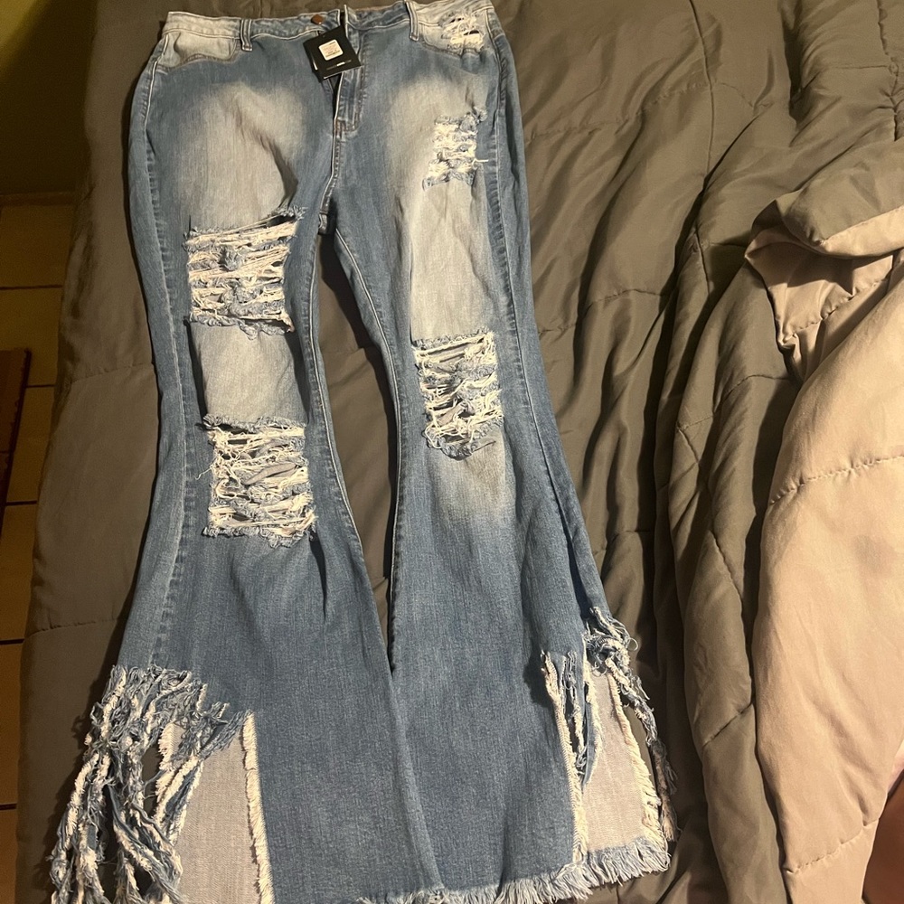 Fashion Nova Distressed Jeans